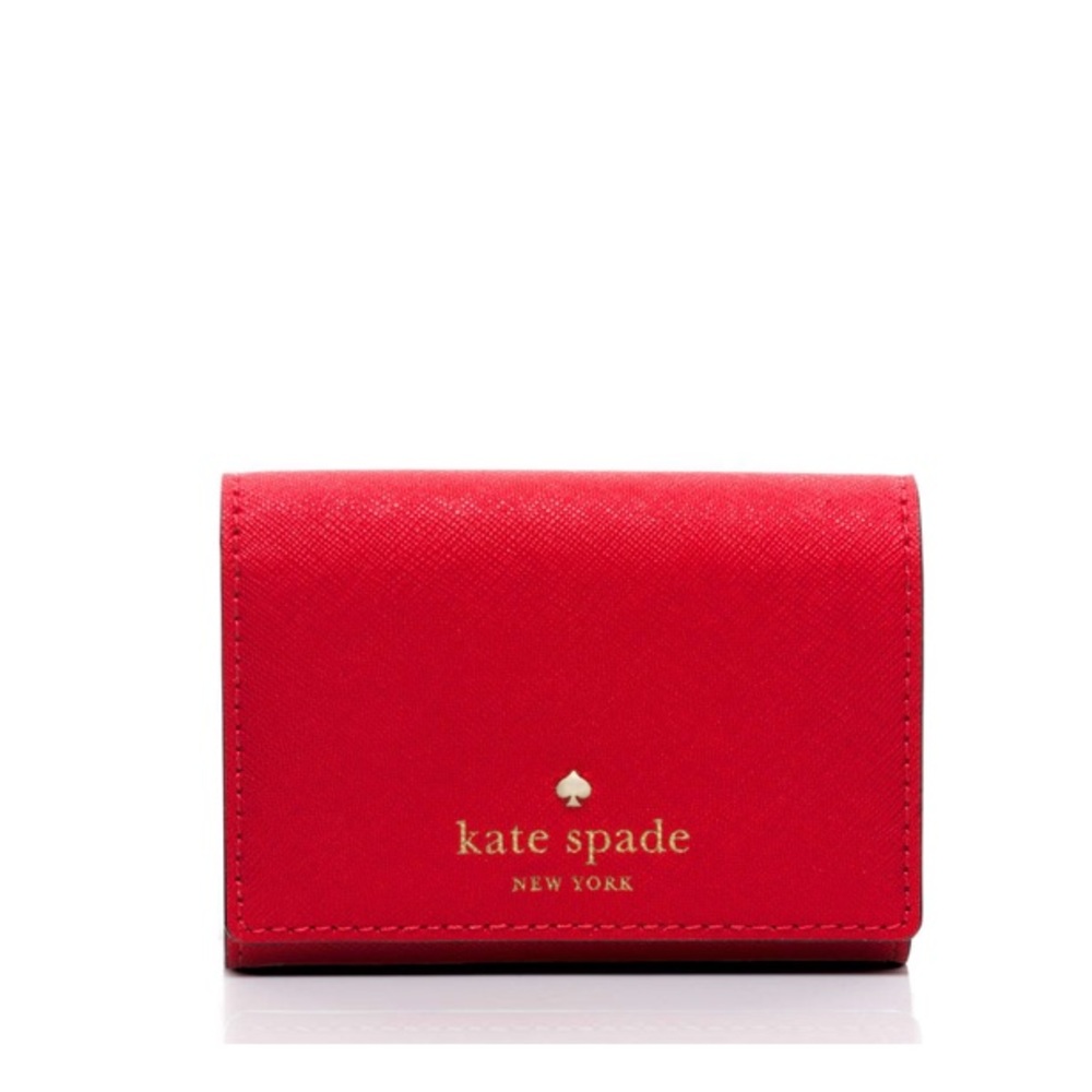💥NWT kate spade mikas pond christina red wallet